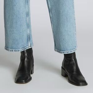 NEW Everlane Black Leather The City Boot in Size 6